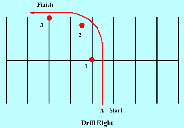 Figure 8 - Quick Stop on a Curve